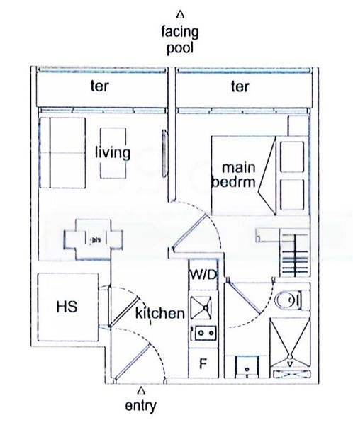 1 Bed Condo for Rent in  Rv Edge - Image 11